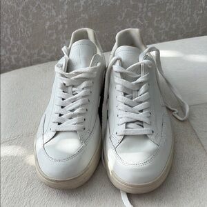 Classic White Leather Sneakers